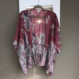 Charming Charlie patterned fashion shawl